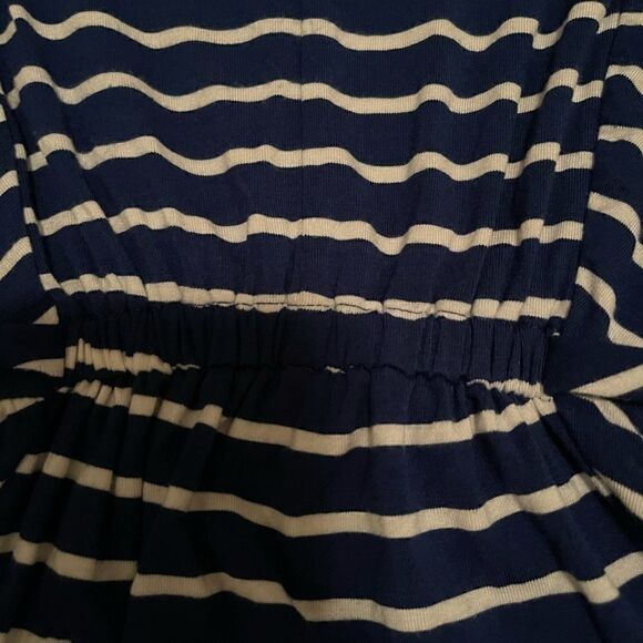 COPY - Isabel Materntiy Dress blue w white stripe… - Picture 2 of 3